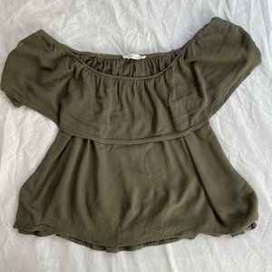 Honey Punch | Off the Shoulder Ruffle Top